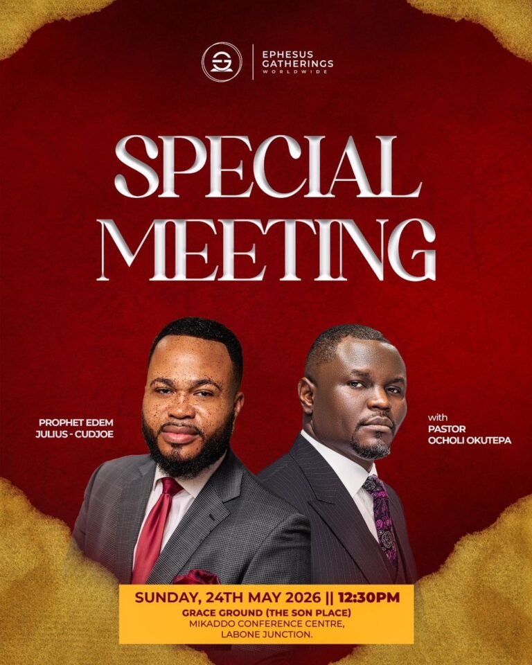 Special Meeting &mdash; May 24, 2026