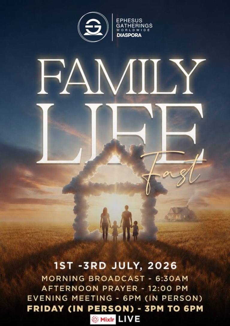 Family Life Fast Day 3 &mdash; Jul 3, 2026