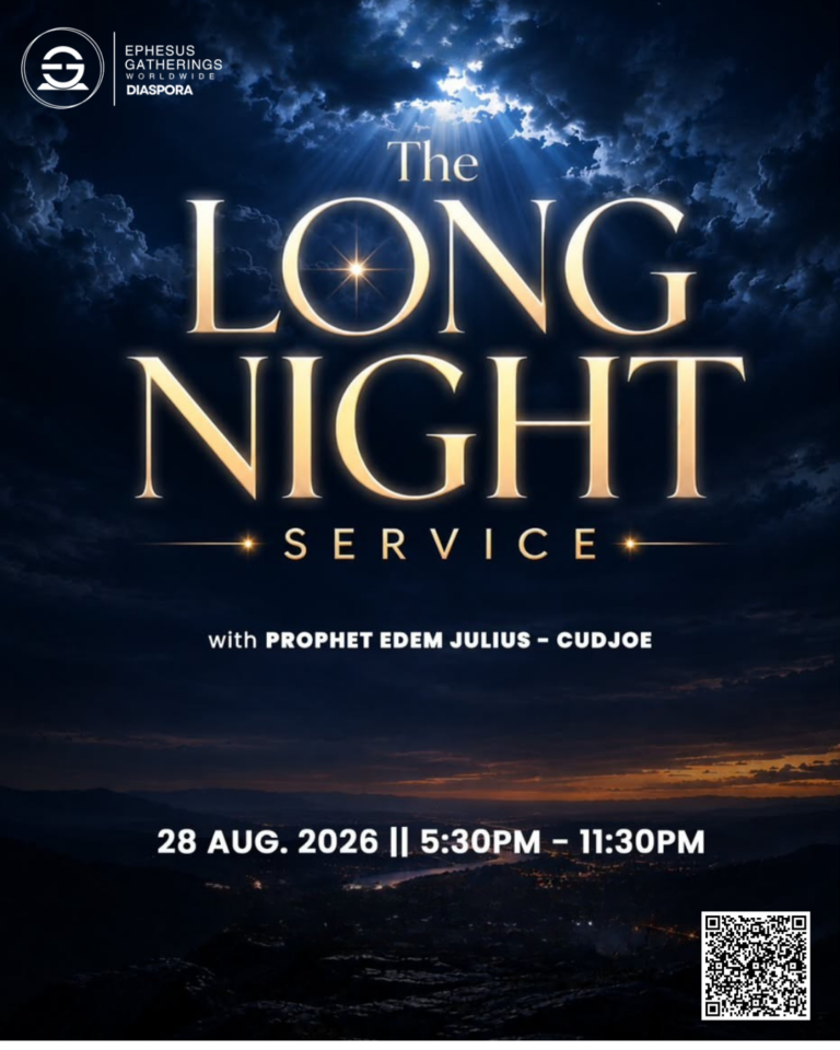 The Long Night Service &mdash; Aug 28, 2026
